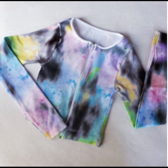 Tie DYE Unicorn Last Workout Set - Onesi - Picture 2 of 3
